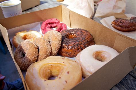 Donut vault - Delivery & Pickup Options - 1082 reviews of The Doughnut Vault "Cash only, will open around 10a and stay open until they're sold out. Effing amazing, adorable donuts. And the tiny vault is like walking into France. I love you guys already, after one visit. Dipped fluffy donuts are $3 - chocolate, vanilla or chestnut. Old fashions are $2. Coffee's a buck.